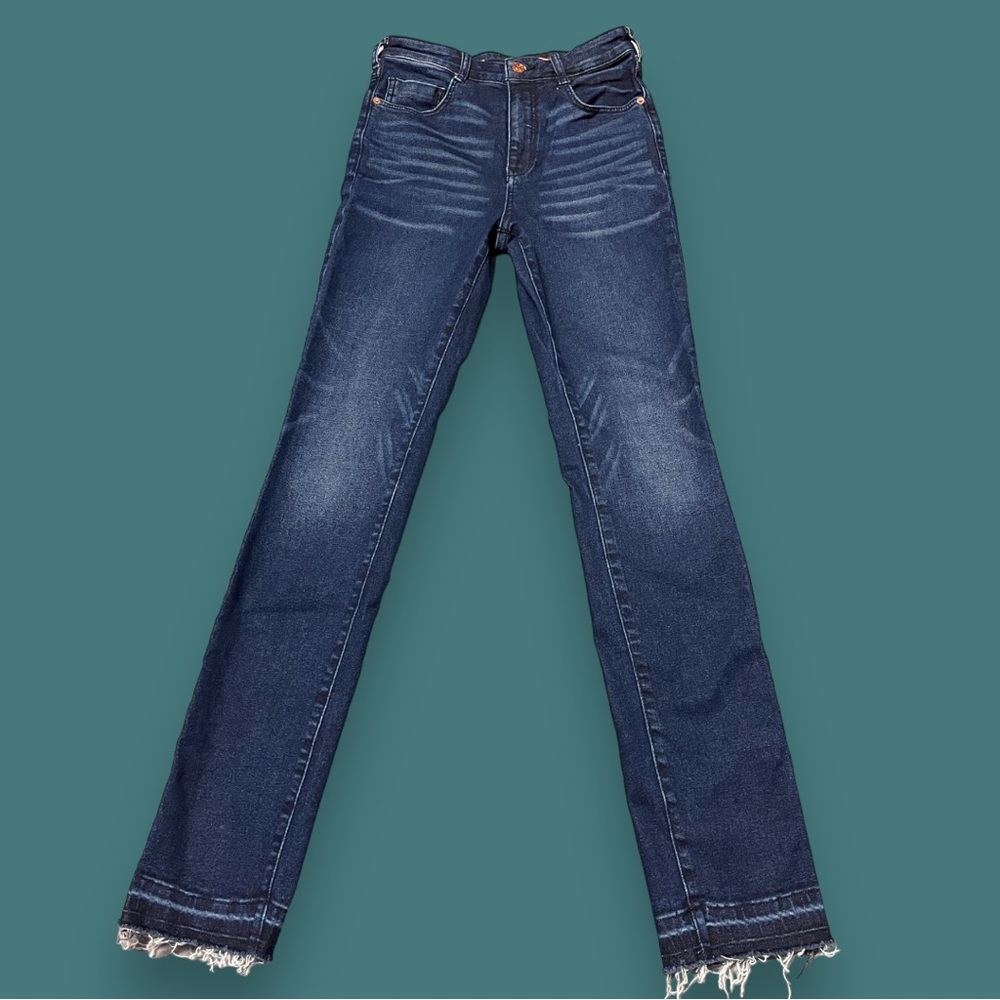 EUC Pilcro and the Letterpress cigarette style jeans with let out hem. Size 26 - Picture 2 of 11